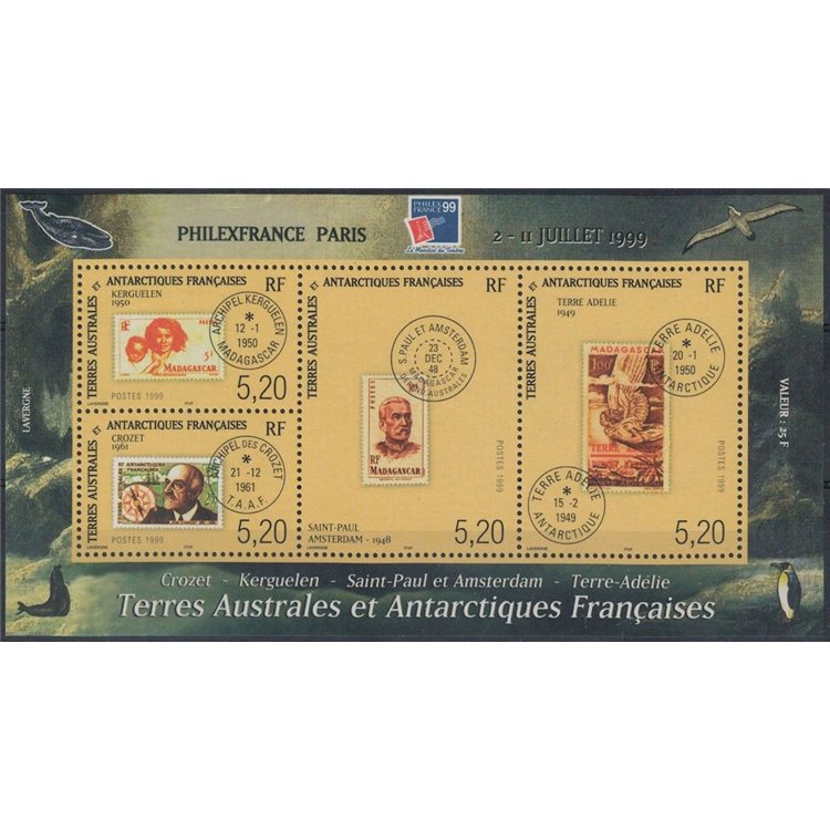 TAAF 1999 Philatelic Exhibition s/s MNH**