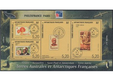 TAAF 1999 Philatelic Exhibition s/s MNH**