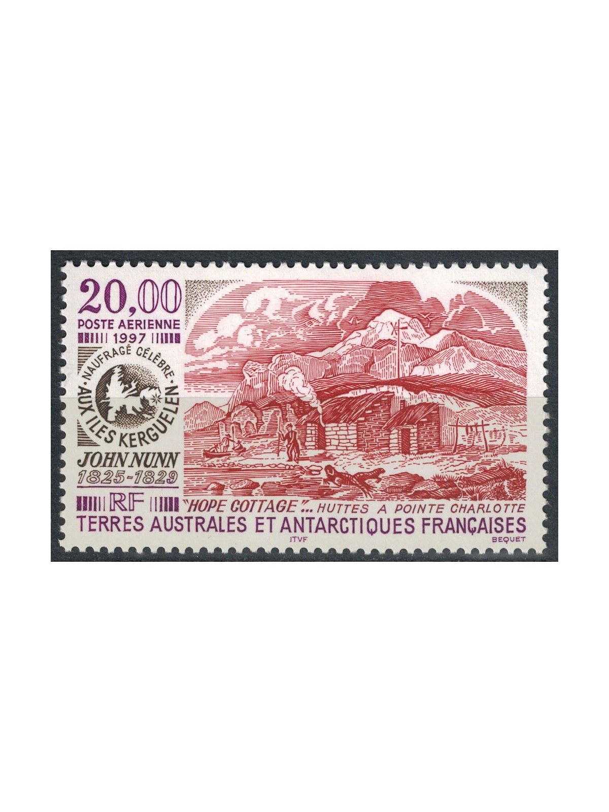 TAAF 1997 John Nunn, posta aerea MNH**