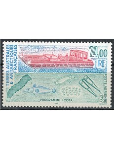 TAAF 1997 Programma ICOTA, posta aerea MNH**