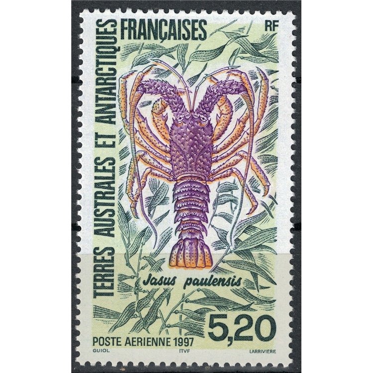 TAAF 1997 Antarctic fauna (langusta), airmail MNH**
