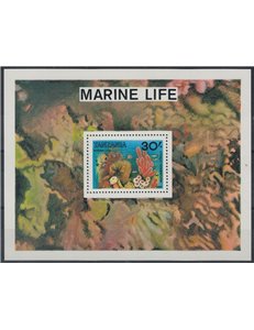 TANZANIA 1986 Vita marina BF MNH**