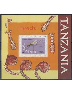 TANZANIA 1987 Fauna, insetti BF MNH**