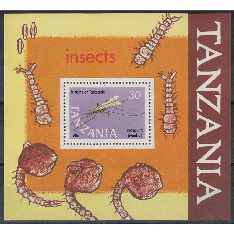 TANZANIA 1987 Fauna, insetti BF MNH**