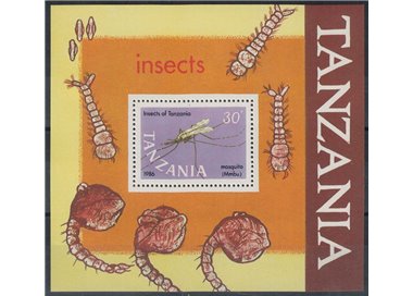 TANZANIA 1987 Fauna, insetti BF MNH**