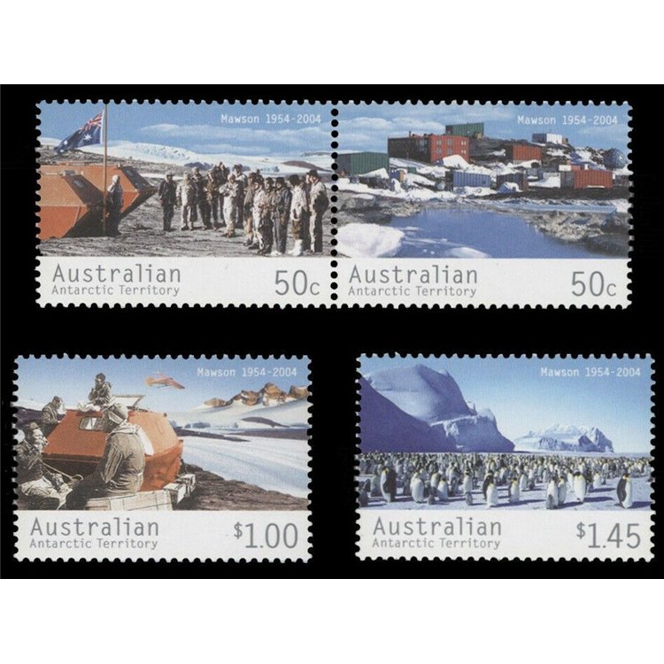 AUSTRALIAN ANTARCTIC TERRITORY 2004 Mawson Station 4v MNH**