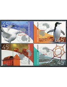 AUSTRALIAN ANTARCTIC TERRITORY 2002 Scientific Stations 4v MNH**