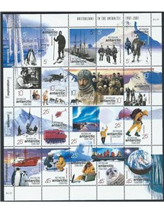 TERRITORIO ANTARTICO AUSTRALIANO 2001 Australiani nell'Antartico 20v MNH**