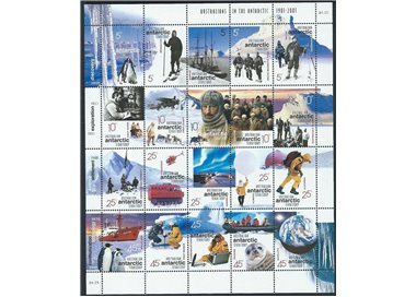 AUSTRALIAN ANTARCTIC TERRITORY 2001 Australians in the Antarctic 20v MNH**