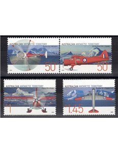 TERRITORIO ANTARTICO AUSTRALIANO 2005 Antichi Velivoli 4v MNH**