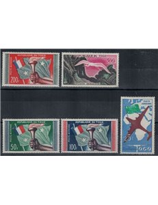 TOGO 1959 Republic, airmail 5v MNH**