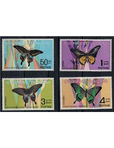 THAILANDIA 1968 Fauna (Farfalle) 4v MNH**