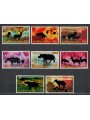 THAILANDIA 1973 Animali selvatici 8v MNH**