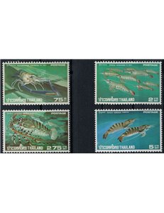 THAILANDIA 1976 Fauna marina 4v MNH**