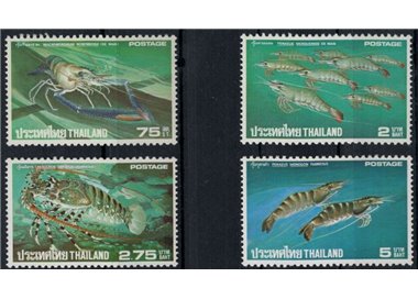 THAILANDIA 1976 Fauna marina 4v MNH**