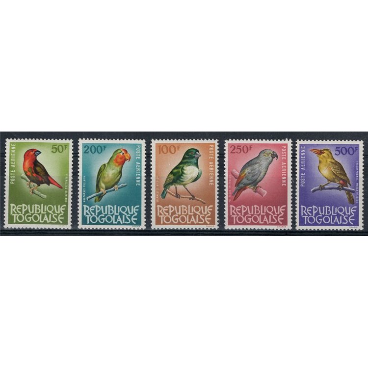TOGO 1964-65 Fauna, uccelli 5v MNH**
