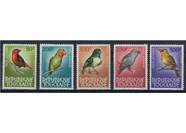 TOGO 1964-65 Fauna, uccelli 5v MNH**