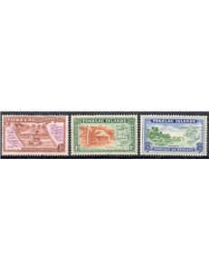 TOKELAU 1948 Definitives 3v MNH**