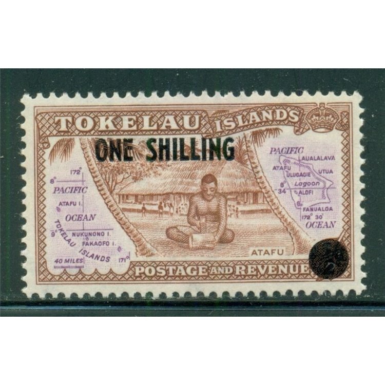 TOKELAU 1956 Definitive overprint 1v MNH**