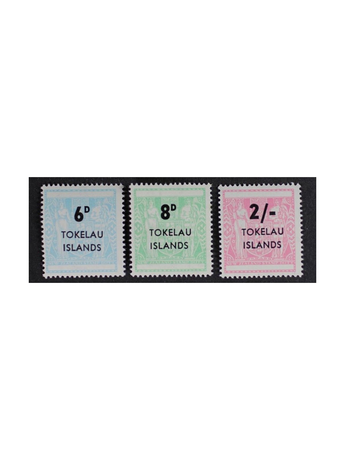 TOKELAU 1966 Overprints 3v MNH**