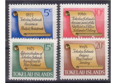 TOKELAU 1969 Historical facts 4v MNH**