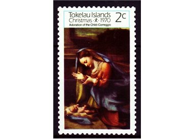 TOKELAU 1970 Christmas 1v MNH**