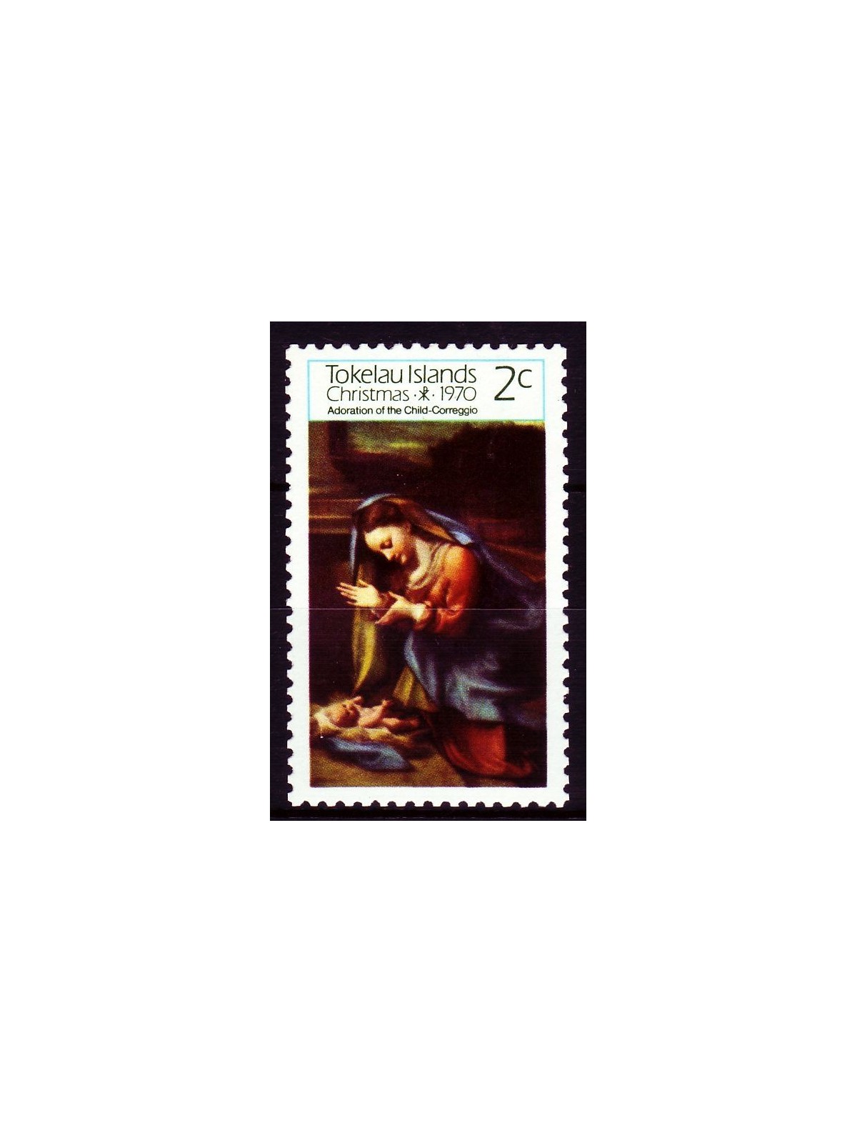 TOKELAU 1970 Christmas 1v MNH**