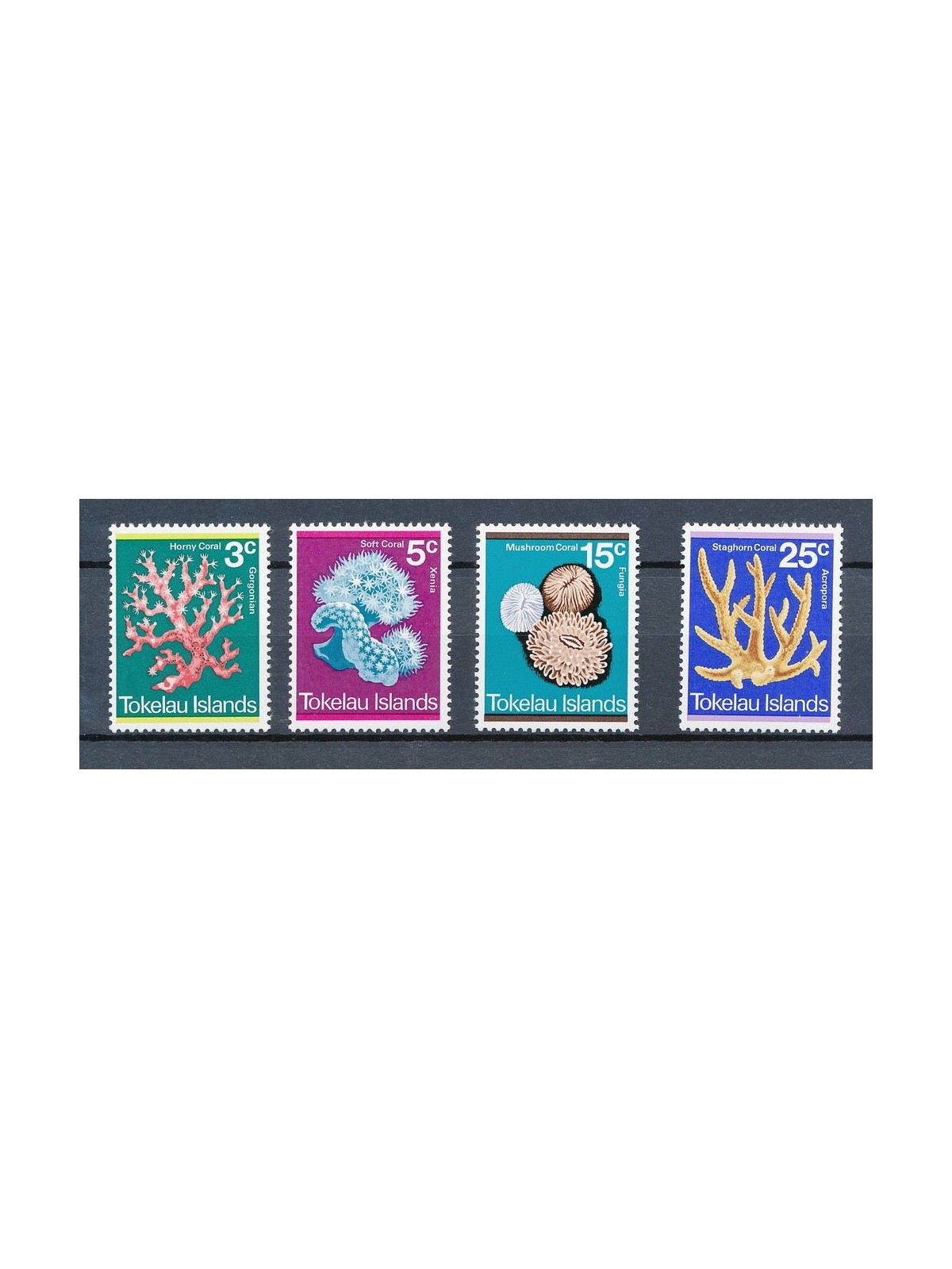TOKELAU 1973 Corals 4v MNH**