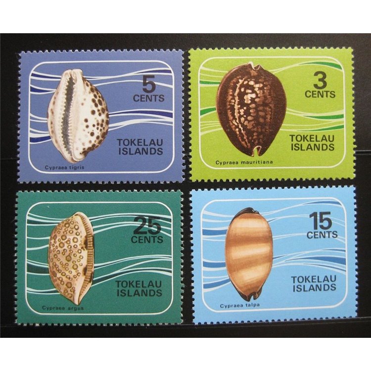 TOKELAU 1974 Conchiglie - Shells 4v MNH**