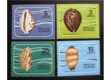 TOKELAU 1974 Conchiglie - Shells 4v MNH**