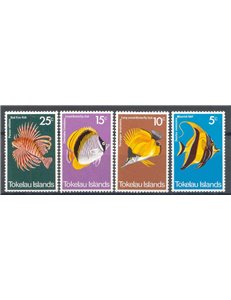 TOKELAU 1975 Pisces - Fish 4v MNH**