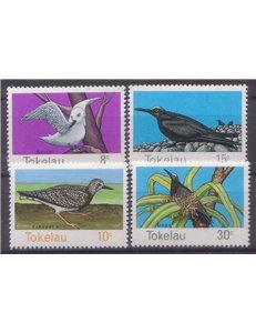 TOKELAU 1977 Birds 4v MNH**