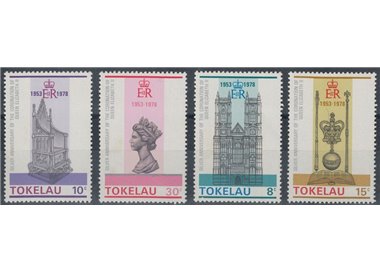 TOKELAU 1978 Silver Jubilee 4v MNH**