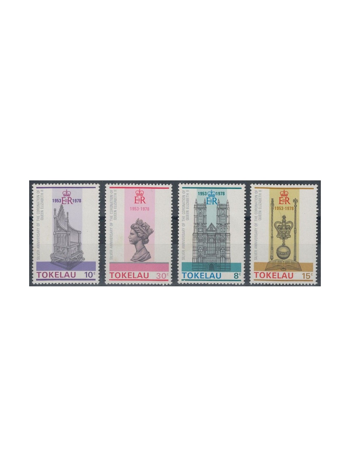 TOKELAU 1978 Silver Jubilee 4v MNH**
