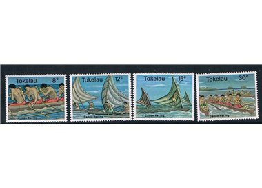 TOKELAU 1978 Canoe games 4v MNH**
