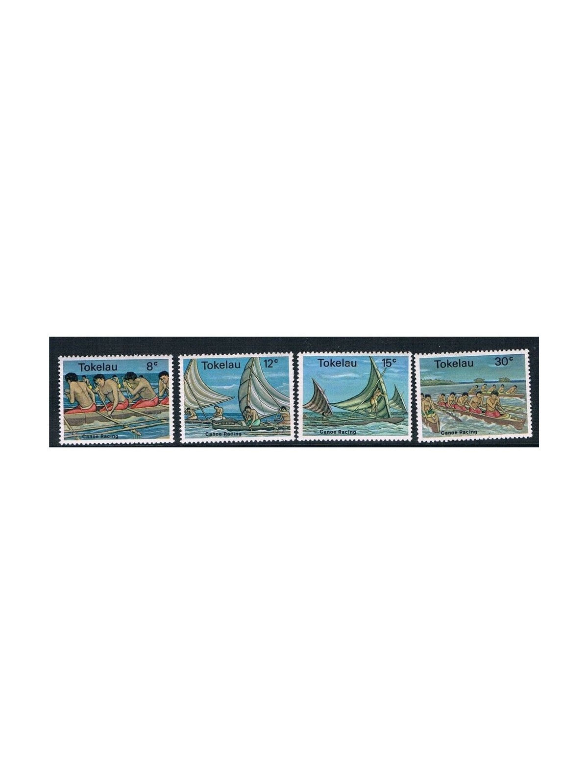 TOKELAU 1978 Canoe games 4v MNH**
