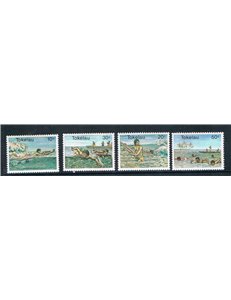 TOKELAU 1980 Water sports 4v MNH**