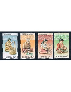 TOKELAU 1982 Handicrafts 4v MNH**