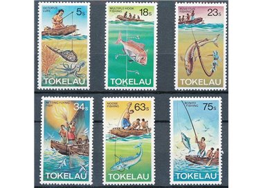 TOKELAU 1982 Fishing 6v MNH**