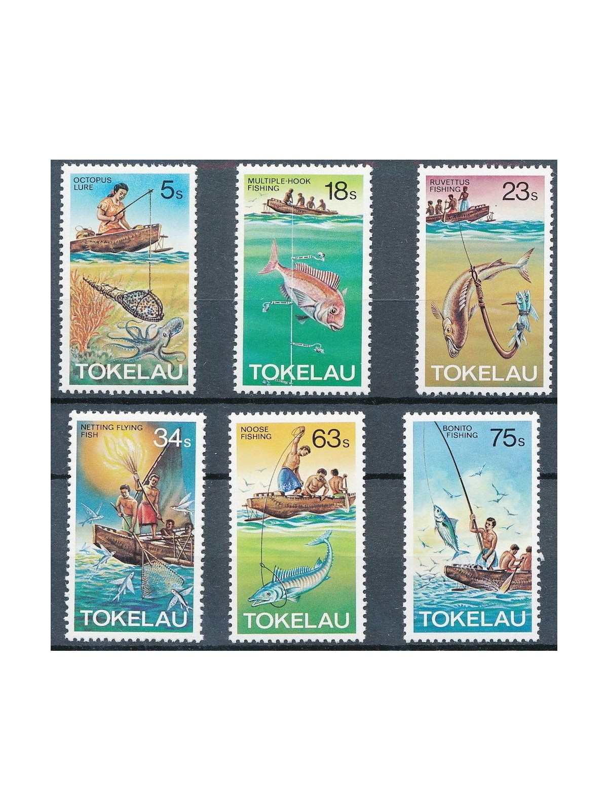 TOKELAU 1982 Fishing 6v MNH**