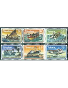TOKELAU 1983 Transports 6v MNH**