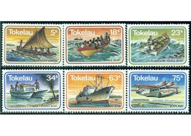 TOKELAU 1983 Transports 6v MNH**
