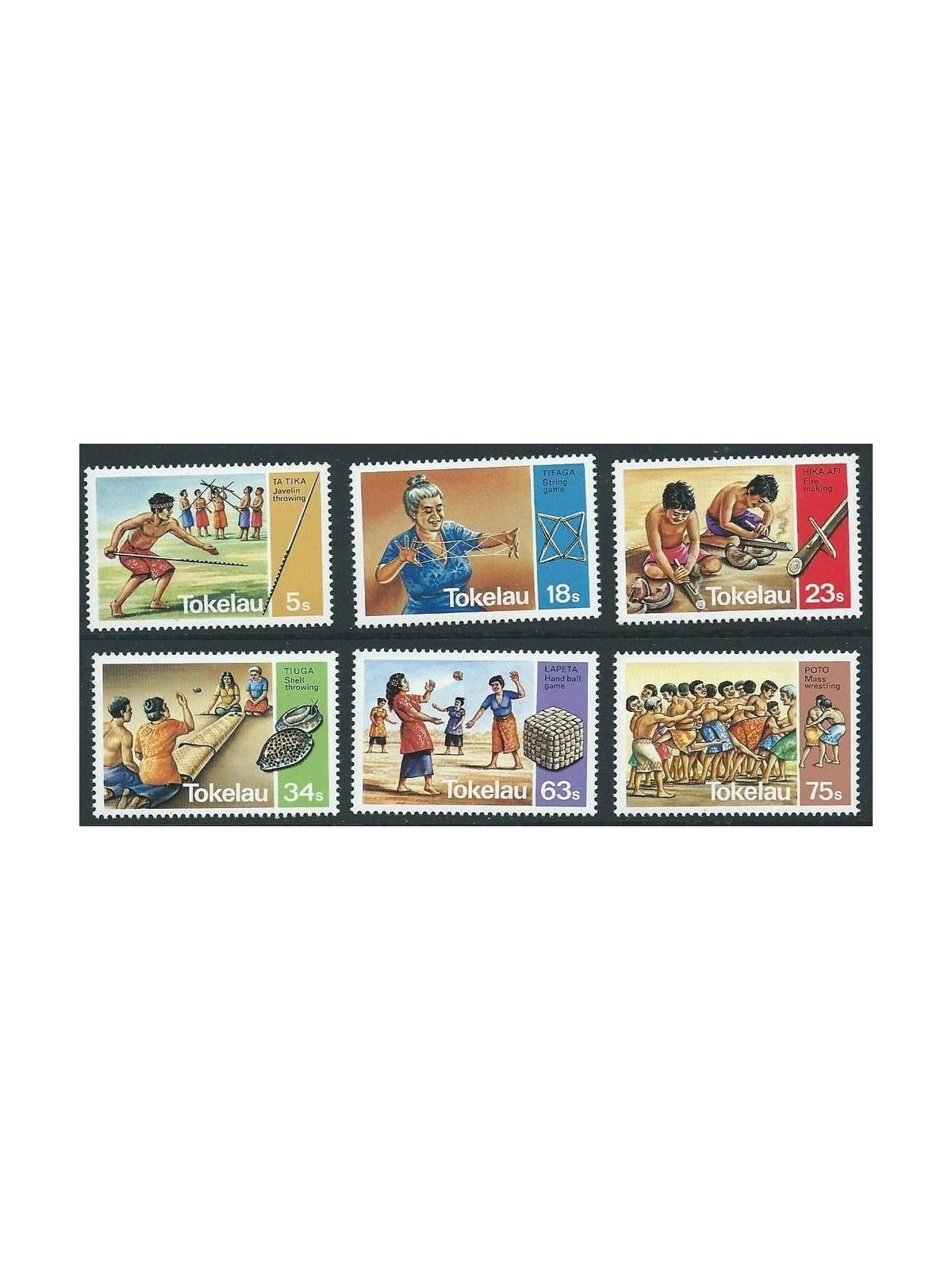 TOKELAU 1983 Sport, games 6v MNH**