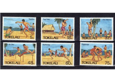 TOKELAU 1987 Local sports 6v MNH**