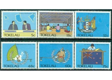 TOKELAU 1988 Political events 6v MNH**