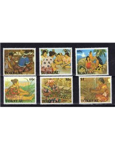 TOKELAU 1990 Women's Handicrafts 6v MNH**