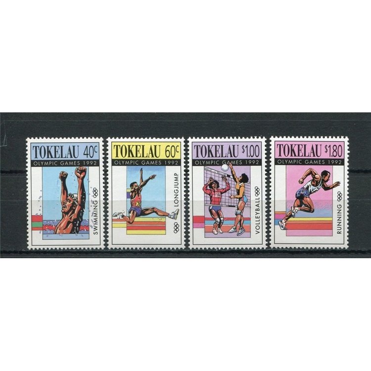 TOKELAU 1992 Olympic Games Barcelona 4v MNH**