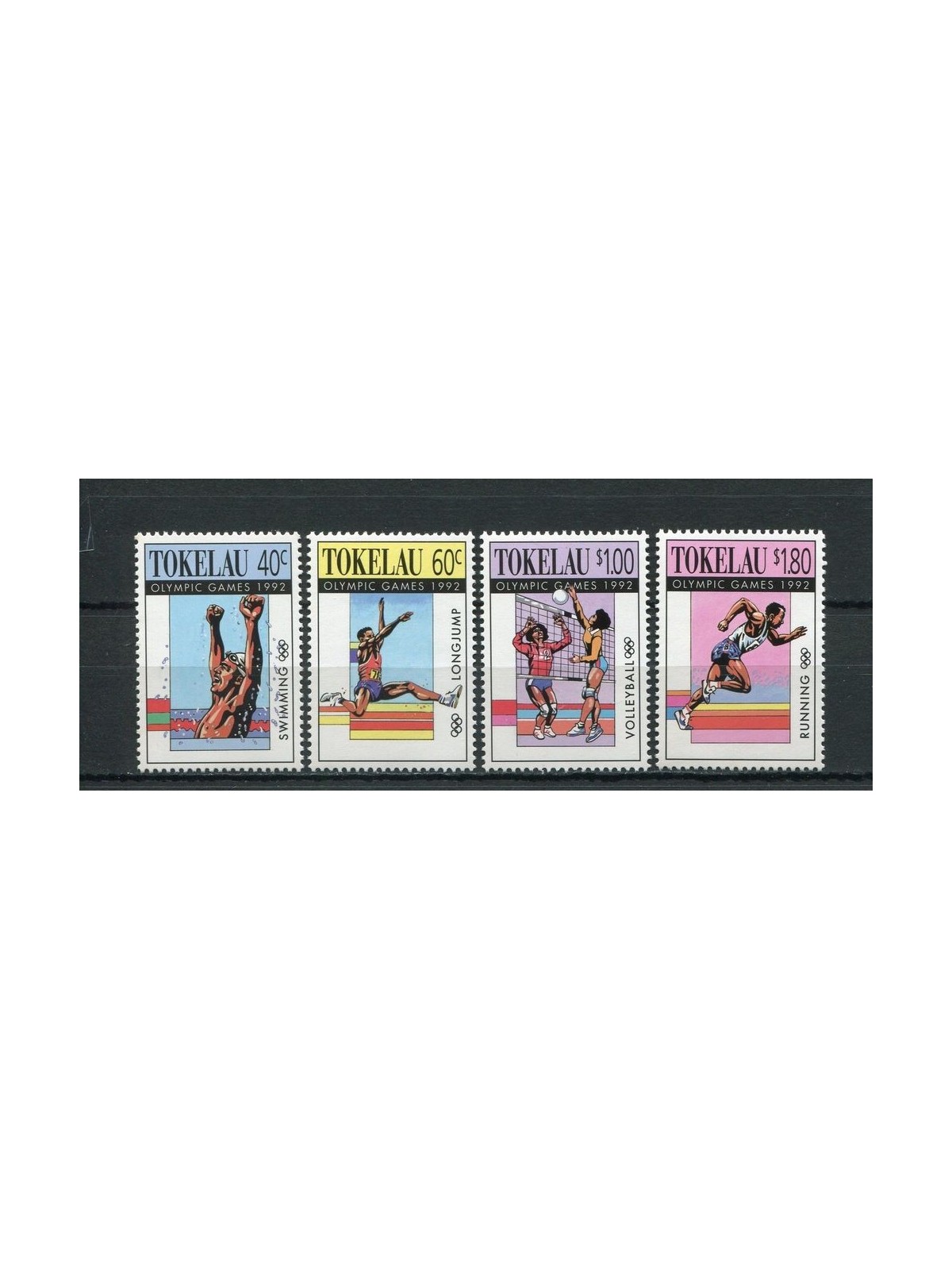 TOKELAU 1992 Olympic Games Barcelona 4v MNH**