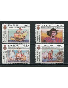 TOKELAU 1992 Discovery of America 4v MNH**