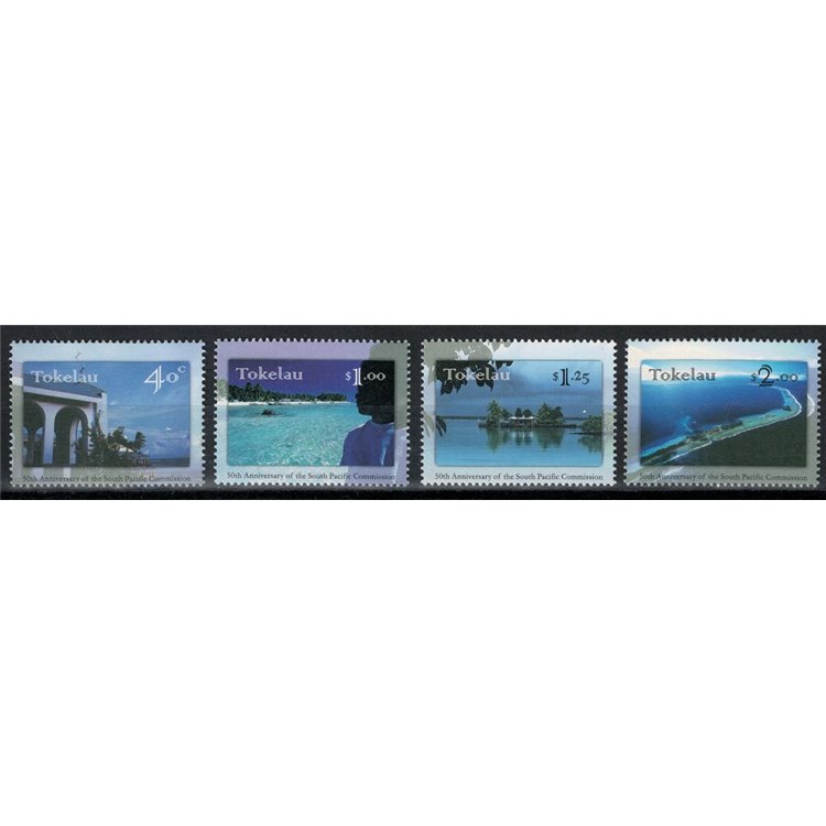 TOKELAU 1997 South Pacific commission 4v MNH**
